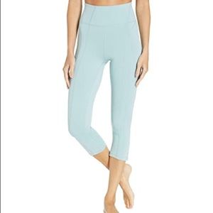 Baby Blue Free People Cropped Leggings